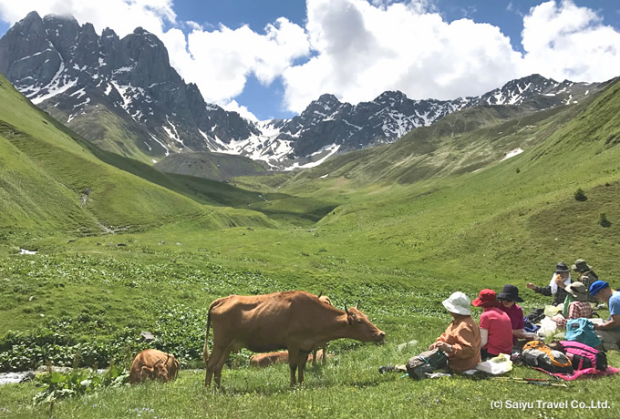 チャウヘビ山麓